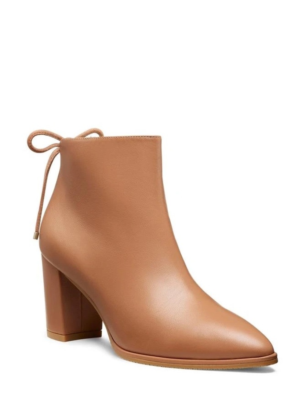 NWOT Stuart Weitzman Tan Gardiner Block Heel Boots Size 8